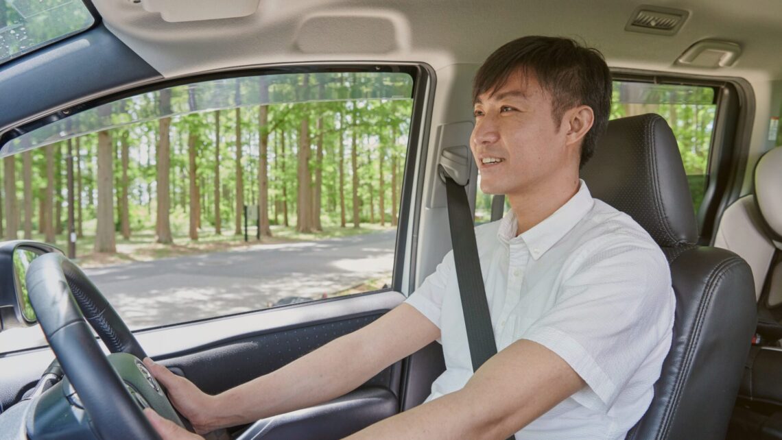 adult man driver for driving school